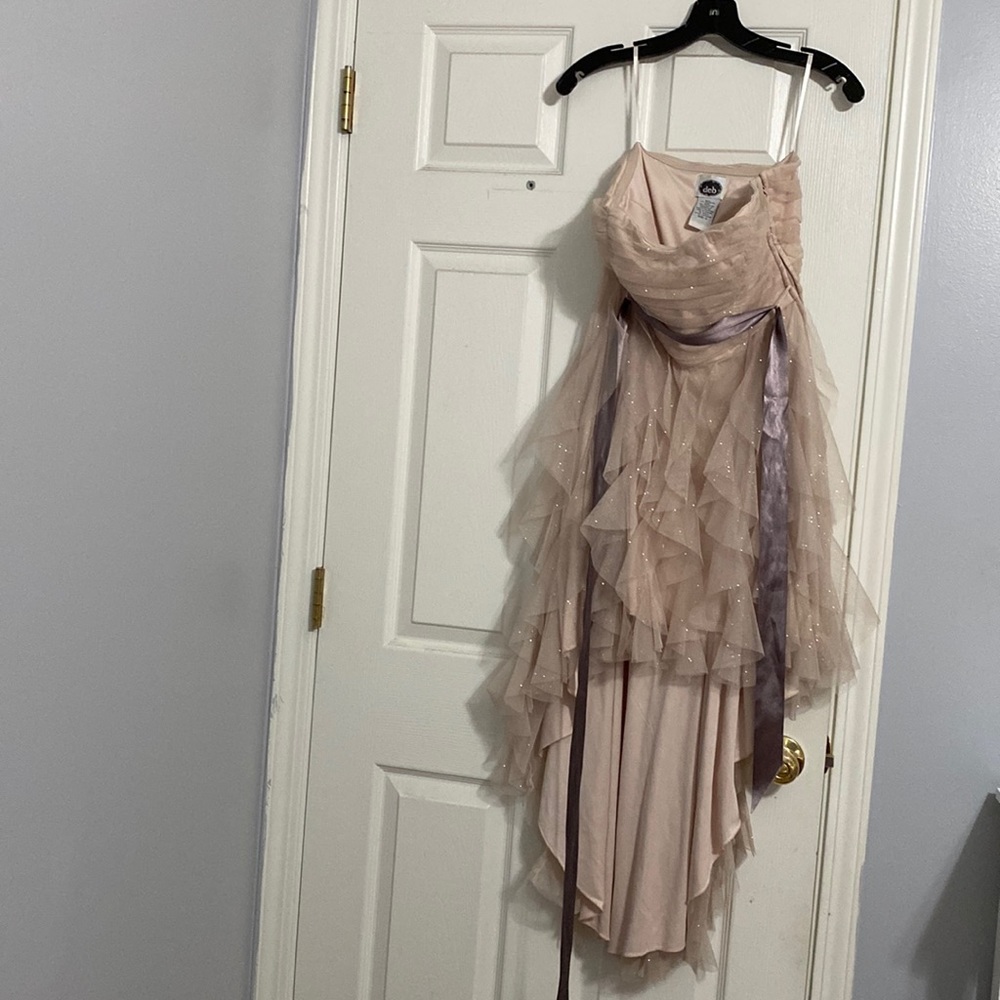 Champagne homecoming dress